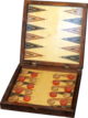 Kutija za igranje šaha, dama, mlina i trik traka