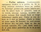 Poziv na proslavu 30. godišnjice osnutka DVD-a Čakovec, 1906.