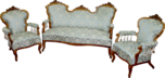 Salonska garnitura (sofa trosjed i dva naslonjača)